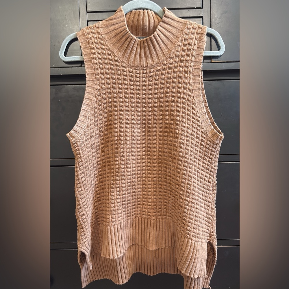Brown Sleeveless Knit Sweater: French connection - Picture 12 of 12
